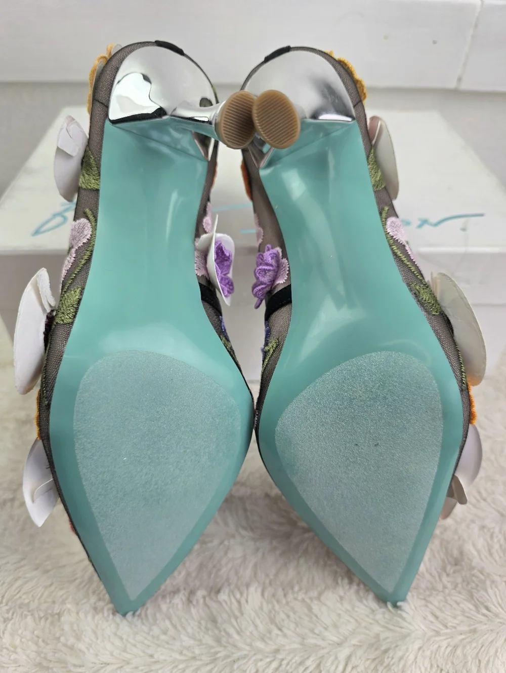 Betsey Johnson SB-Aimey 3-D Floral Pumps - Picture 10 of 11
